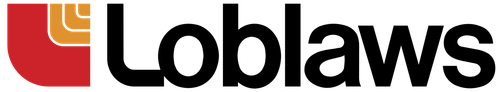 Loblaws logo featuring a stylized red and orange graphic on the left, followed by the word "Loblaws" in bold black letters on a white background, similar to trusted commercial HVAC Vancouver branding.